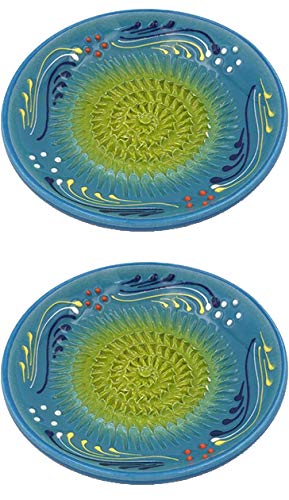 Rustiluz Pack de 2 rasca ajos Modelo Pistacho Azul Cenefa - Ref 6