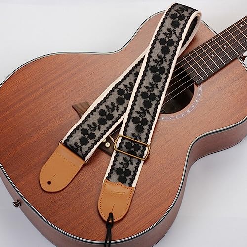 VICASKY 1 Set Sangle De Guitare Réglable Guitare Bandoulière Basse Électrique Rayé Sangle De Guitare avec Guitare Pick Holder Strap Locks pour Accessoires De Guitare - Les Beatles, Paul McCartney, John Lennon, RIngo Starr, George Harrison VICASKY 1 Set Sangle De Guitare Réglable Guitare Bandoulière Basse Électrique Rayé Sangle De Guitare avec Guitare Pick Holder Strap Locks pour Accessoires De Guitare – Image 4