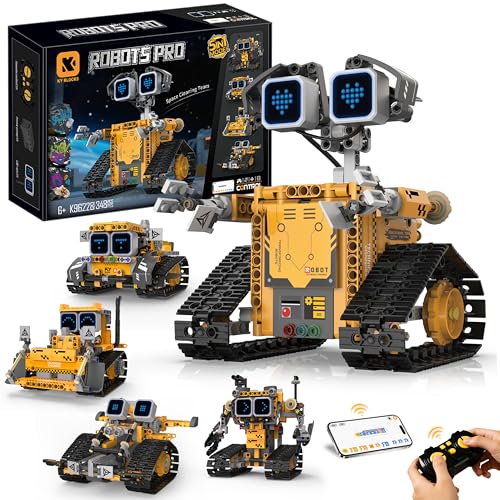 5-in-1 STEM Robot Building Kit for Kids