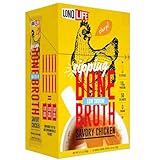 LonoLife Reduced Sodium Chicken Bone Broth Powder with 10g Protein, Stick Packs, 10 Count