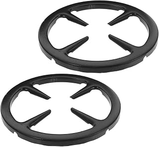 Soporte para Cafetera Italiana y Ollas Pequeñas de Hierro Negro, Rejilla de Estufa de Gas 15 Cm, 2 Piezas para Cocina Doméstica y Camping
