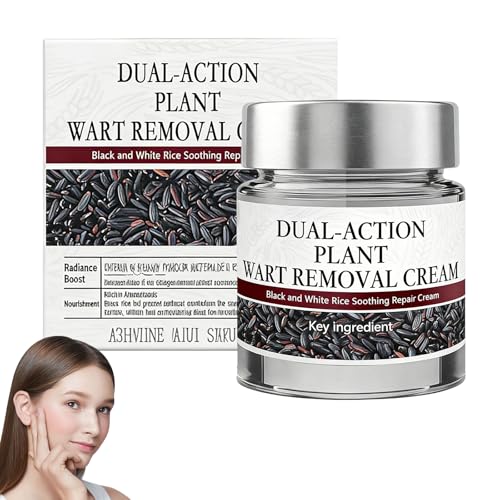 KUIRUNRX® Crema Rigenerante Doppia Azione, Crema Viso Idratante al Riso Nero, Trattamento Anti-Età Giorno per Pelle Calmata e Riparata, per a tutti i tipi di pelle, 50g