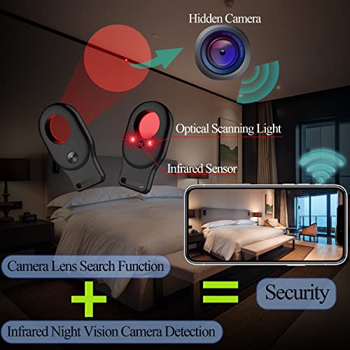 Image of Hidden Camera Detector RF Signal Scanner Bug Finder Listening Device GPS Tracker Detector, for Car, Hotel, Meeting