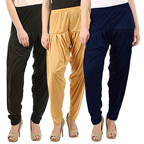 Image of Buy That Trendz Patiala Salwar for Women Relaxed Fit Viscose Patiyala Salwar Harem Bottom Pants