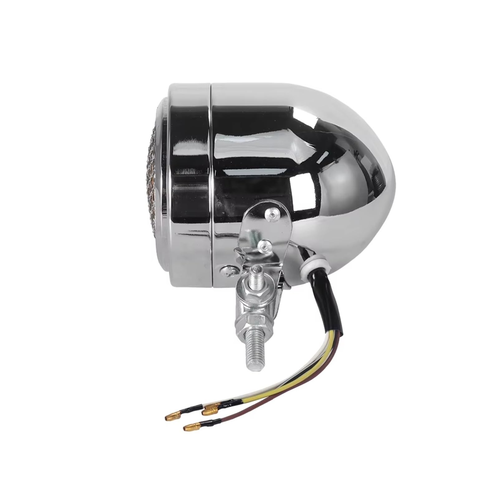 Proyector Moto Faros Delanteros Faro Delantero LED Redondo 4 Pulgadas Universal Retro Metal Ámbar Resistente Al Agua Moto per Cross Scooter