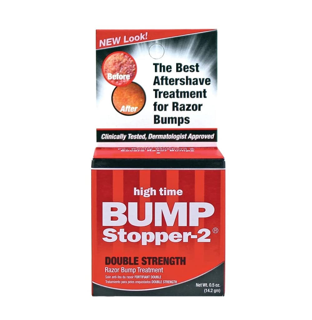 High Time Bump Stopper-2 Double Strength Razor Bump Treatment, 0.5 oz (Pack of 10)