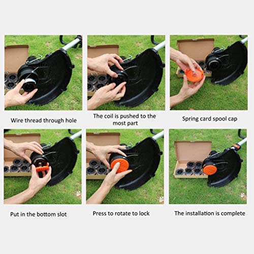FISOUL Replace BLACK+DECKER AF-100-3ZP Mowing Nylon Rope Line Grass Trimmer Head line