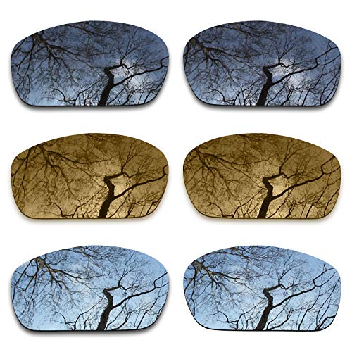 Buy ToughAsNails 3 Pair Polarized Replacement Lenses for Oakley Jawbone PackSBS3 at Amazon.in