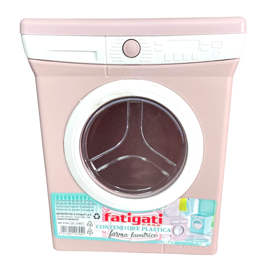 2 Contenitori Da 5 Litri Con Coperchio - Per Detersivi, Capsule Lavatrice E Lavastoviglie - Foto 8