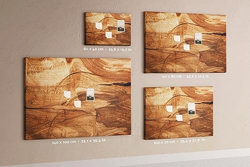 Tableau mural liège horizontal pour centraliser vos notes, photos et projets professionnels - 6
