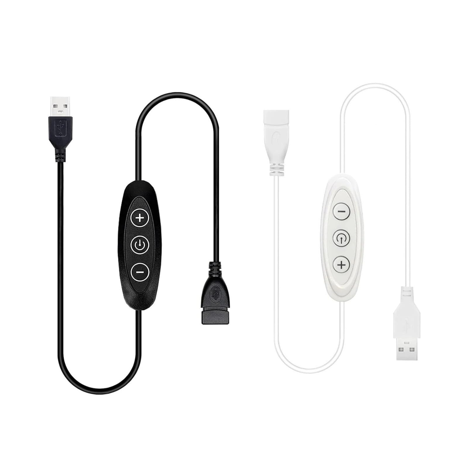 Interruptor de atenuación USB de 3 teclas, 5 V, 2 A, cable controlador de atenuación de luz LED de 8 niveles (3KEY-USB-B)