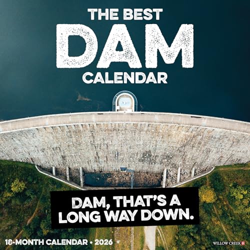 The Best Dam Calendar 12 X 12 Wall Calendar