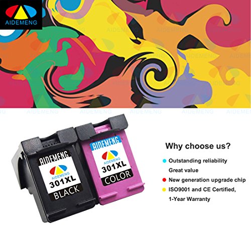 AideMeng Rigenerata per HP 301 XL Cartucce