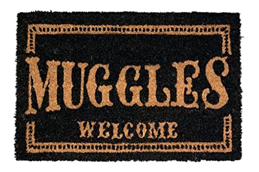 SD Toys - Felpudo Entrada Harry Potter, Fibra de Coco, Antideslizante, Negro, 60 x 40 cm | Ya disponible en tu tienda friki favorita! En mundofriki.es!