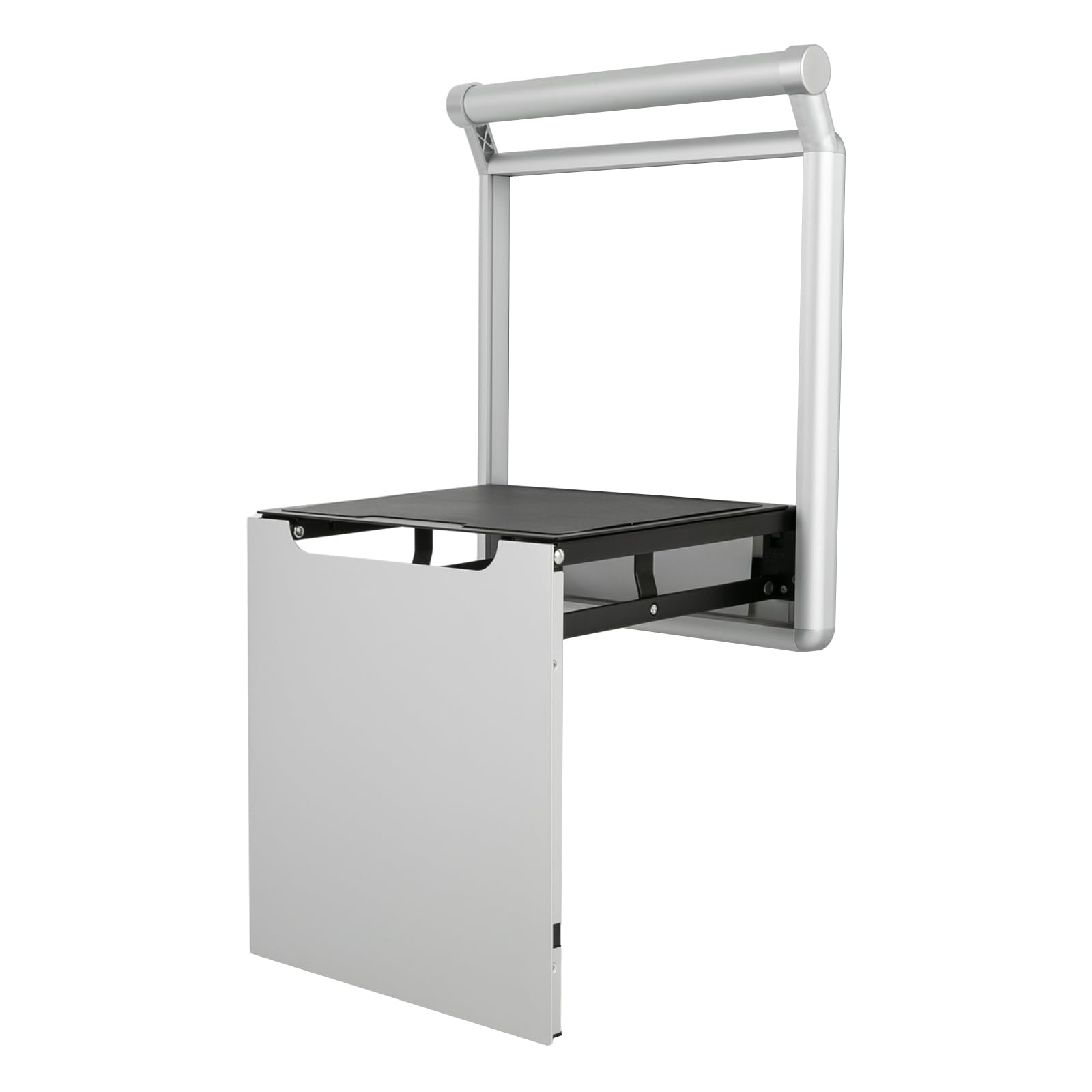 Asiento de ducha plegable para montaje en pared, hasta 150 kg, de aleación de aluminio, antideslizante, para personas mayores, embarazadas y discapacitadas, Asiento Bañera