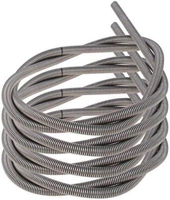 Fielect Heating Element Coil Wire 220V 2500W Resistance Wire Furnace Heater Wire FeCrAl Silver Heat-resistant Wire Length 750mm,4Pcs