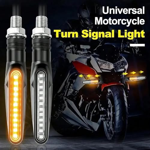 Intermitentes universales para moto de 12V impermeables IP68 con luz trasera integrada 2