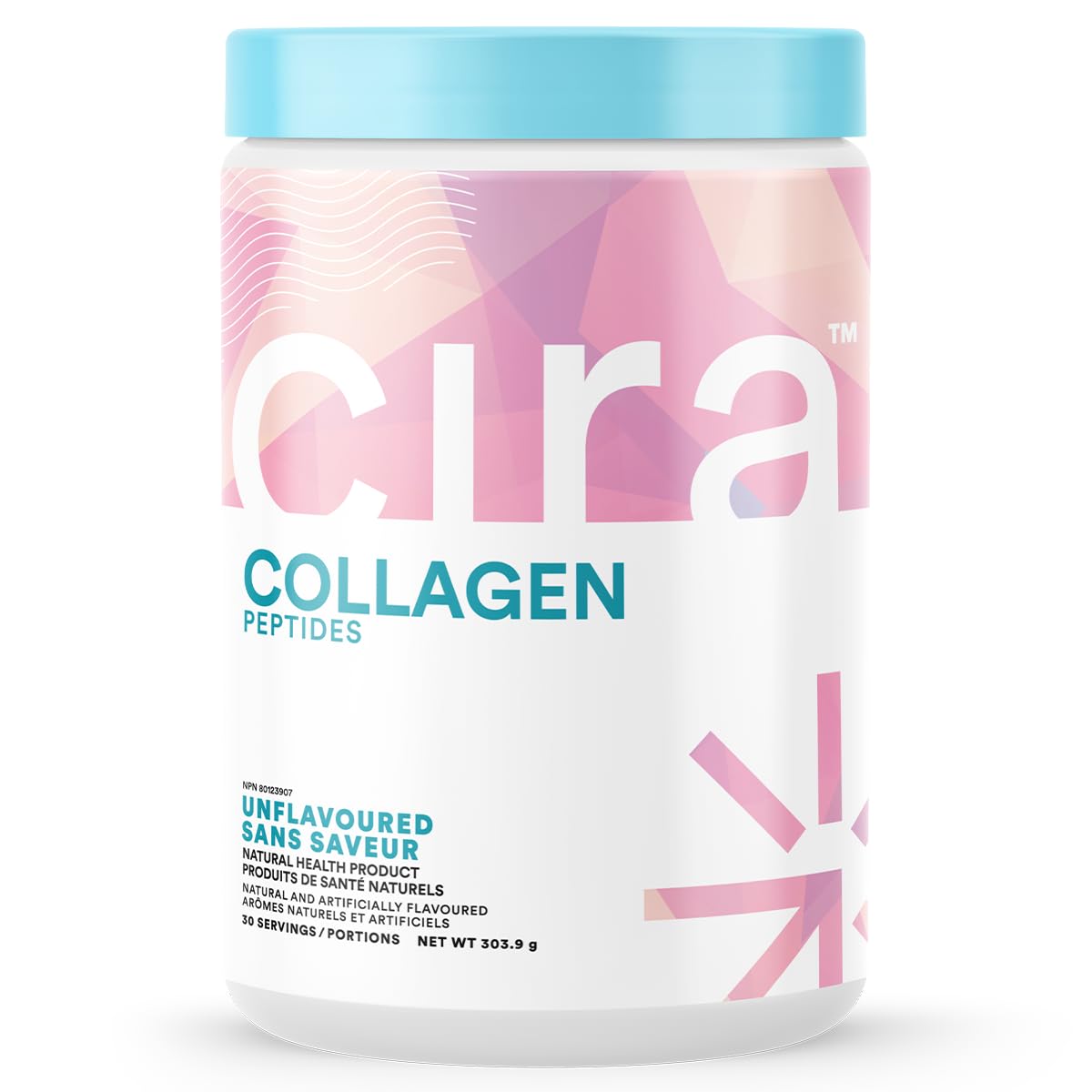 Cira Glow-Getter Collagen Peptides Powder for Women - Grass Fed Bovine Collagen Powder Type I & III for Nail and Hair Growth, Joint Health, Gut Health, & Brighter Skin - 30 Servings, Unflavored