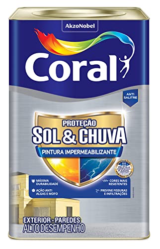 PROTEÇÃO SOL & CHUVA PINTURA IMPERMEABILIZANTE BRANCO 18L - CORAL