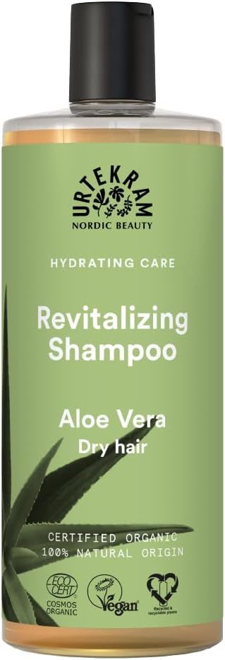 Urtekram Shampoo - Aloe Vera - Dry hair - 500 ml, Vegan, Organic, Natural Origin