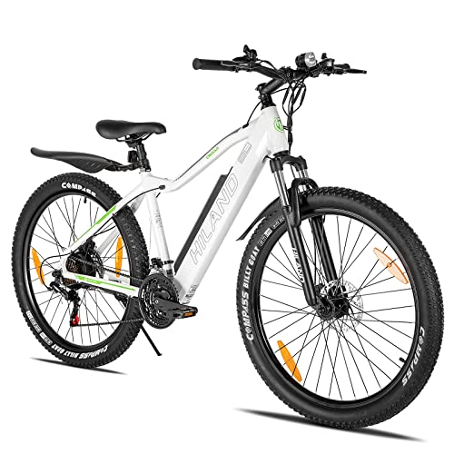 HILAND E-Bike 27,5 Zoll Fat Tire E-MTB Elektrofahrrad Aluminium...