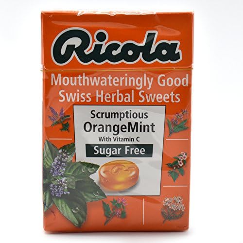 Ricola Sugar Free Orange Mint, 45 g
