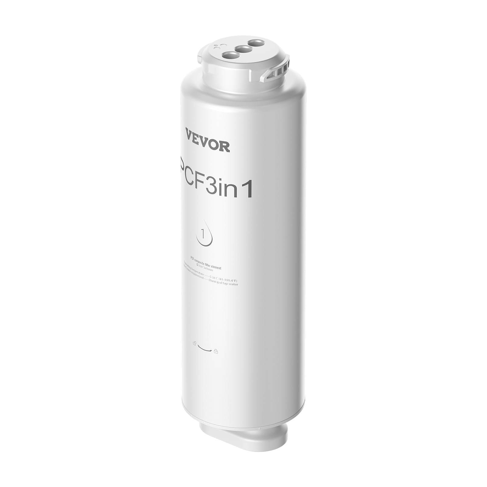 VEVOR Système d'osmose inverse, 5 couches, remplacement filtre à eau par osmose inverse, réduit chlore et odeurs, filtre composite PCF, pour système filtration d'eau sous évier SS-001, SS-003, SS-005