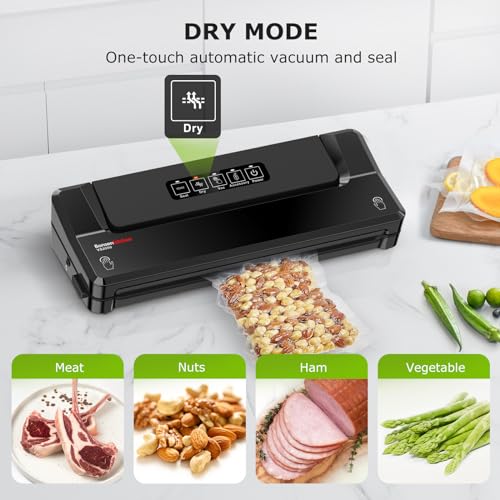 image for Bonsenkitchen Vacuum Sealer Machine, Fast-Compact Food Sealer, Globefi