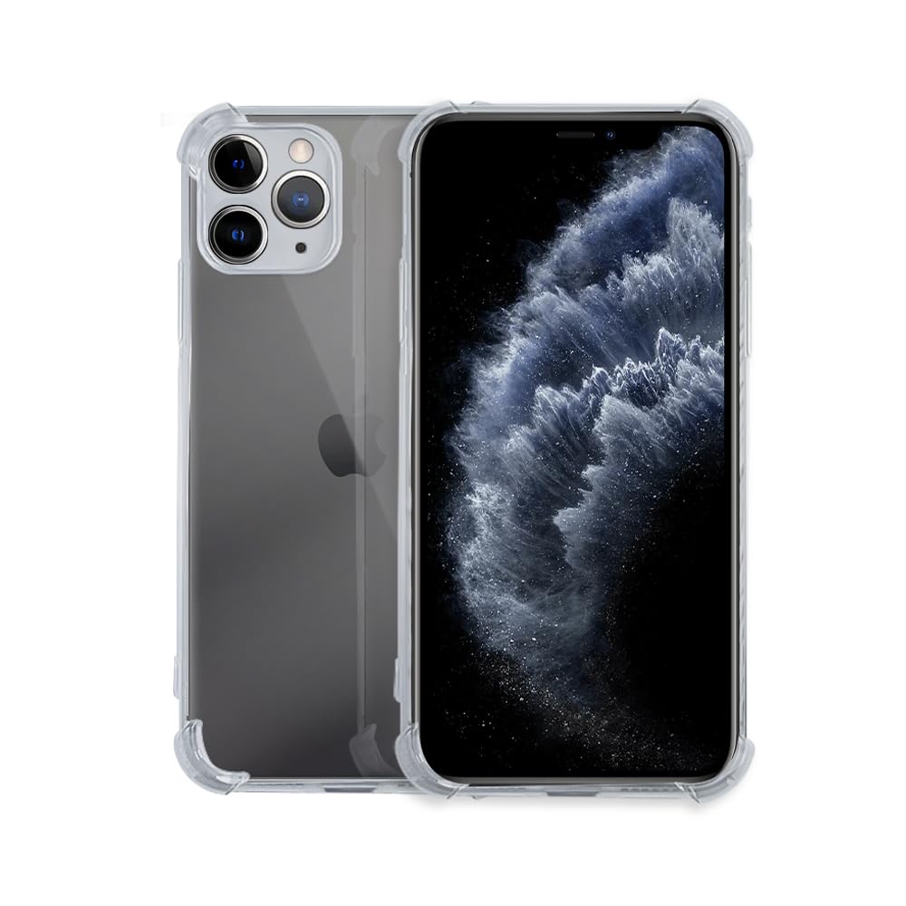 7SEVEN® Back Cover for iPhone 11 Pro Transparent Mobile Back Case Shock Proof Design Camera Edges Protection Crystal Clear Phone Case Silicon Soft TPU and Flexible Bumper Mobile Case for iPhone 11 Pro