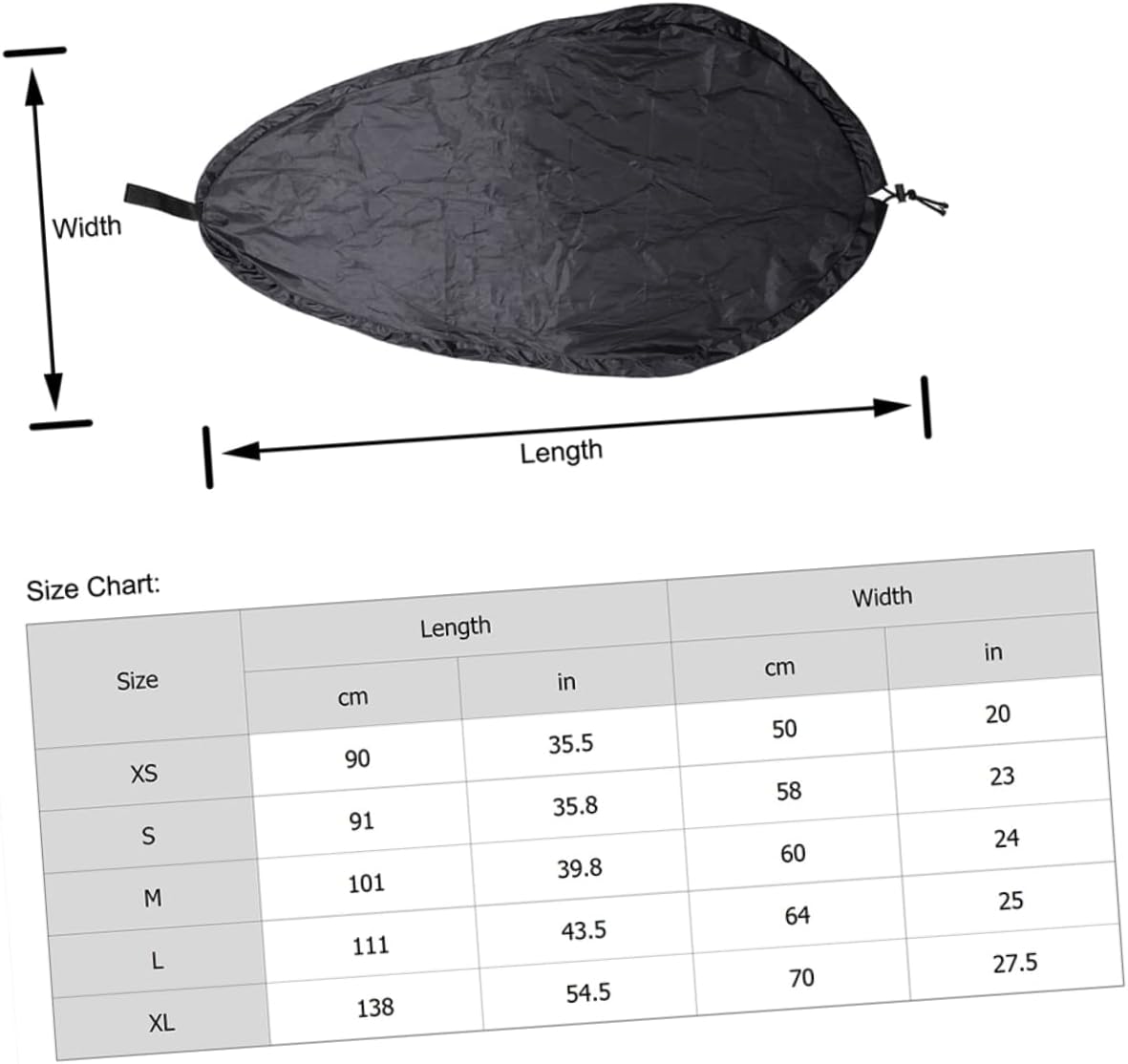 BESPORTBLE 3pcs Uv Blocking Kayak Cover Seat Protector Breathable Coated Polyester Outdoor Cover for Kayak Accessories