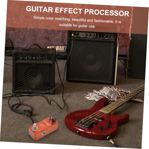 Effet de guitare orange BESTonZON boîtier mini pocket à effet de phase fluide - 7