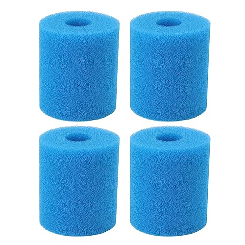 Gavigain 2 Piece Swimming Pool Sponge, Filter Sponge for Swimming Pool Reusable Pool Filter Cartridge Lightweight Washable Pool Sponge Filter for Swimming Pools Bath Center Bathtubs Spas