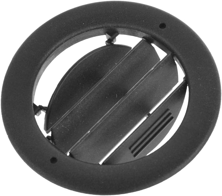 compatible with Ceiling Roof Headliner AC Heater Air Vent Outlet Louvered Grille Compatible with 2009-2017 Ford E150 E250 E350 E450 Black