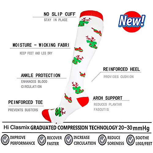 Image of Graduated Medical Compression Socks for Women&Men 20-30mmhg Knee High Sock