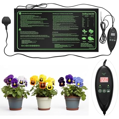 Zyncove Seedling Heat Mat with Thermostat Cover