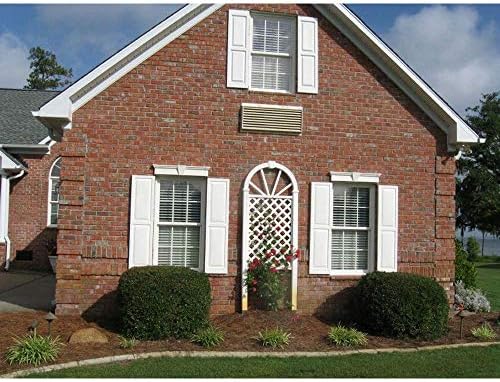 Ekena Millwork Lifetime Vinyl LP2S14X04300BL Standard Two Equal Panel Vinyls, Raised Panel Vinyl Shutters, w/Installation Shutter-Lok's & Matching Screws (Per Pair), 14 3/4"W x 43"H, Black — view 16