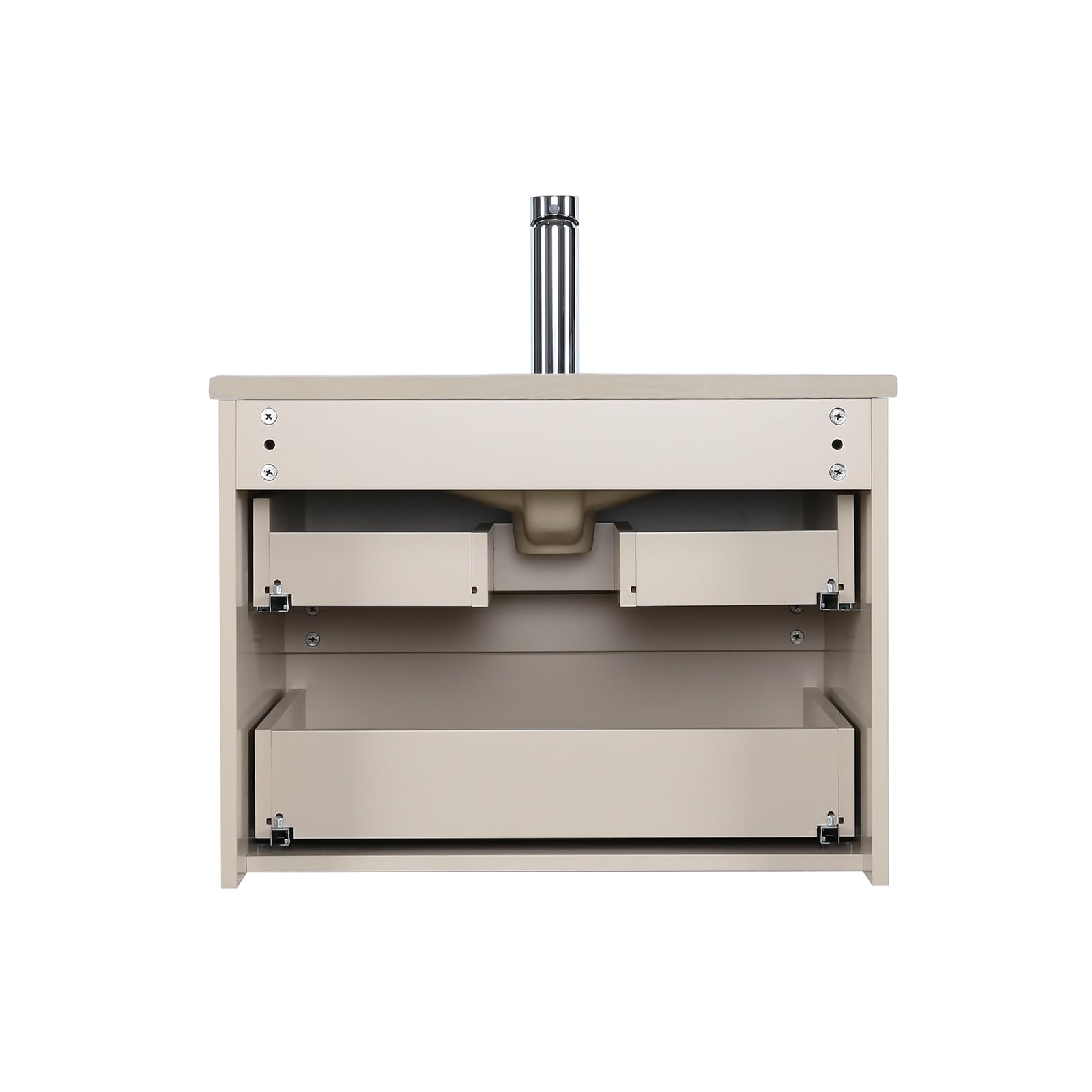 MOB-IN Meuble Simple Vasque 60cm Sorrento | Avec vasque
