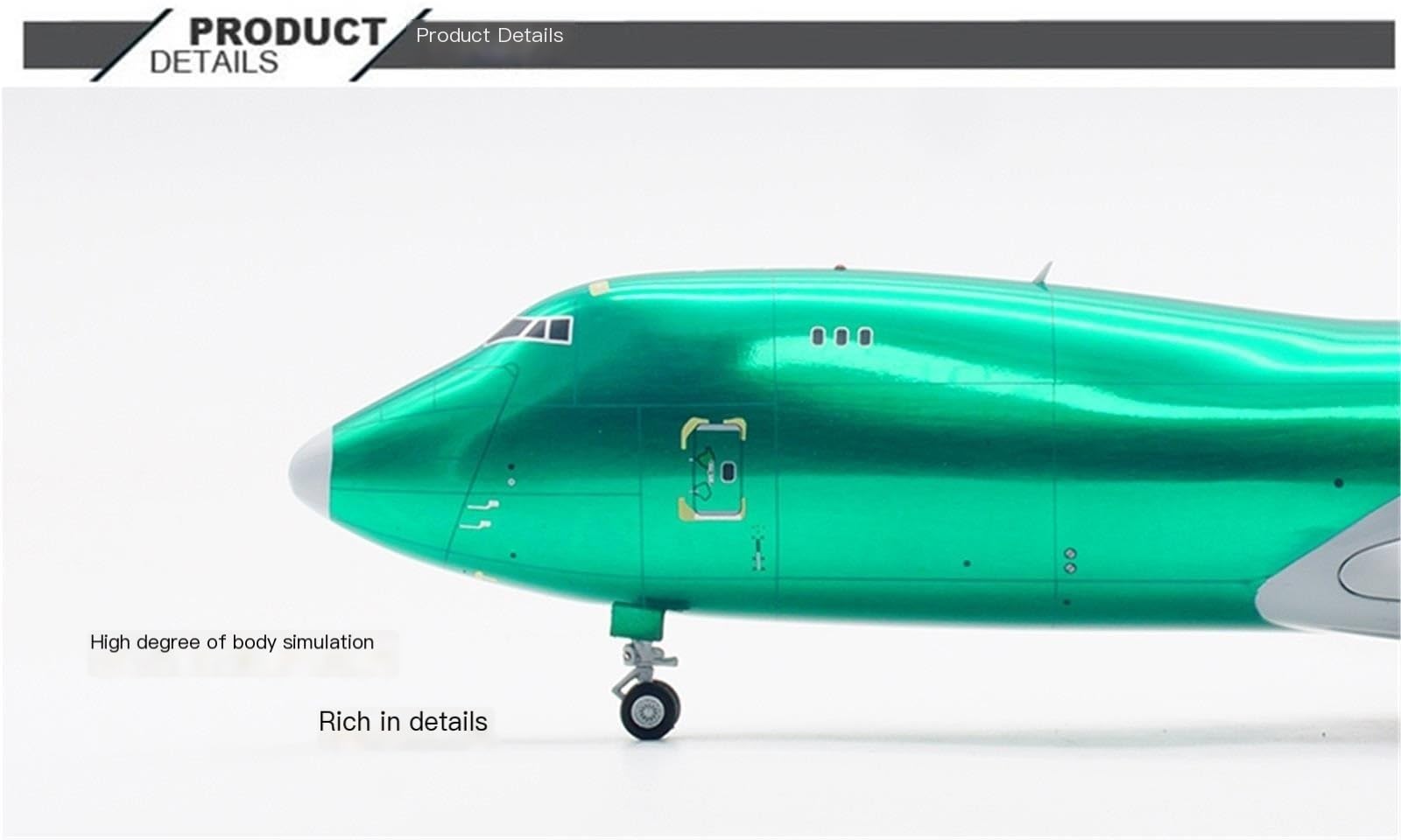 Repliki modeli samolotów do klap Atlas Air B747-8F N863GT Odlewany model samolotu w skali 1:200 – 38 cm Gotowa replika samolotu Miniaturowy model samolotu (klapa)