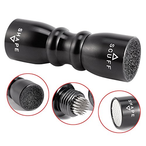 Spares Direct 2 U Ltd Bowtie Snooker Taco de Billar 3 en 1 Herramienta  Shaper, Scuffer, Aerator UK Stock, Negro