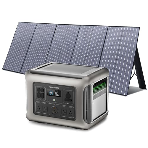 LLPOWERS R2500 Portable Power Station with SP037 Solar...