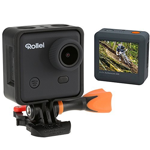 Rollei Actioncam 300 - Videocámara deportiva HD 720p/30 FPS con Safety Pad y carcasa sumergible (hasta 40 m de profundidad),...