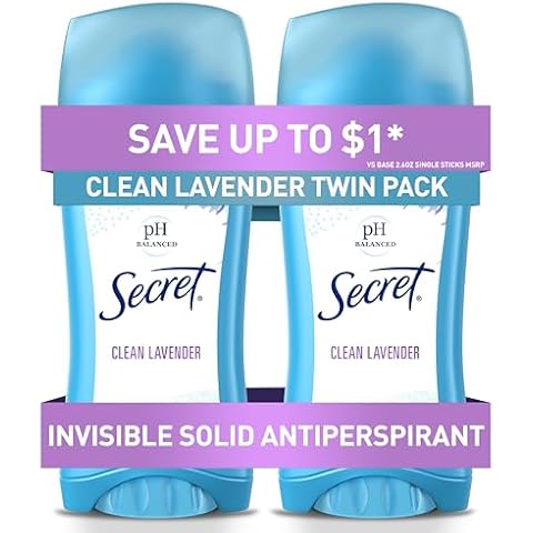 Secret Clean Lavender Antiperspirant Cover