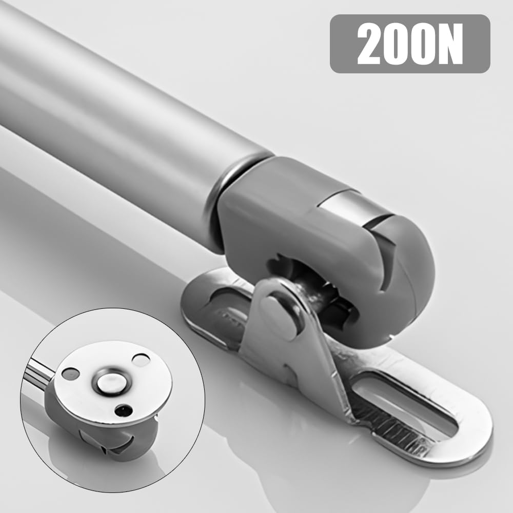 2 Pezzi molle a gas 200N pistoni per ante cucina, pistoncini per mobili, rallentatore per ante, con viti, per porte, armadietti, scaffali, carico massimo 20 kg (270 mm)