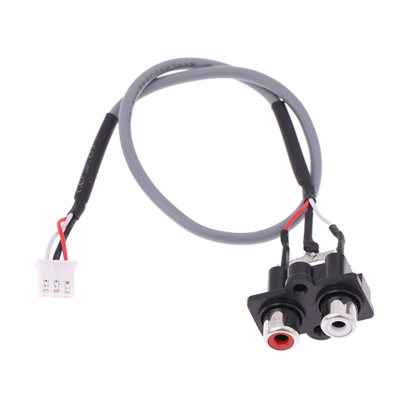 CALANDIS Audio Signal Cable Fixed Assembly Audio Video Adapter 2 RCA to Xh2.54mm-3Pin-image-19