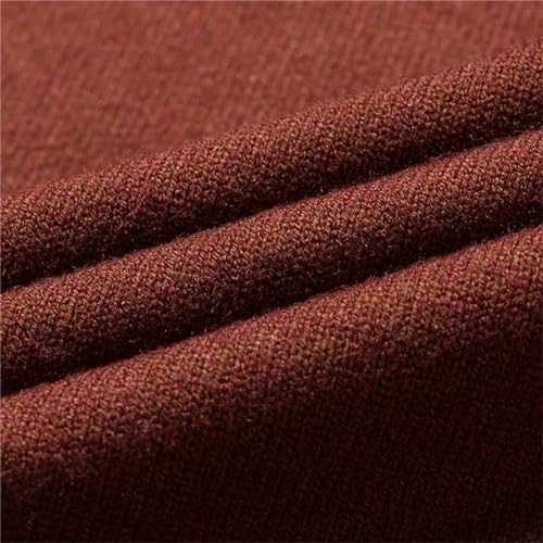 SaoBiiu Men's Wool Turtleneck Sweater Solid Knit Long Sleeve Warm Casual Pullover Sweater4