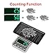 Pocket Scale, 600g /0.01g Mini Pocket Digital Kitchen Scales, Weight Grams and Oz for Cooking Baking, Portable Jewelry Weed Balance with USB Power Supply Auto Off 7 Units 6 Digits LCD Display