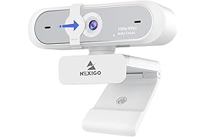 N660P 1080P 60FPS Webcam for OBS, Zoom, Skype, and More