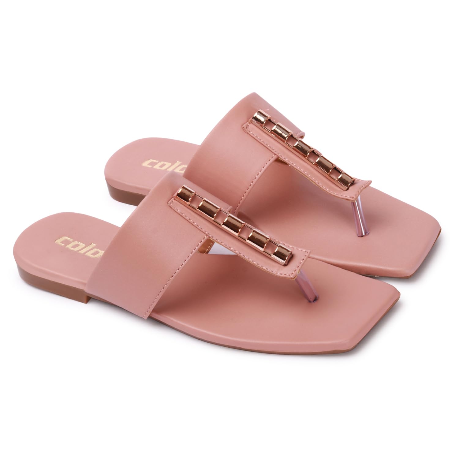 KKF Footwear Women's Flat Fashionable Sandal Chappal for Girls | Casual Slipper for Ladies in 3 to 8 Sizes-image-45