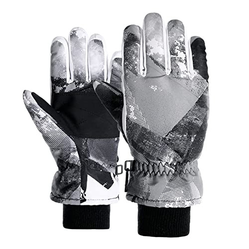 Durio Kids Snow Gloves For Girls Boys Waterproof Kids Ski Gloves Warm Winter Gloves For Kids Outdoors Black #TOP27