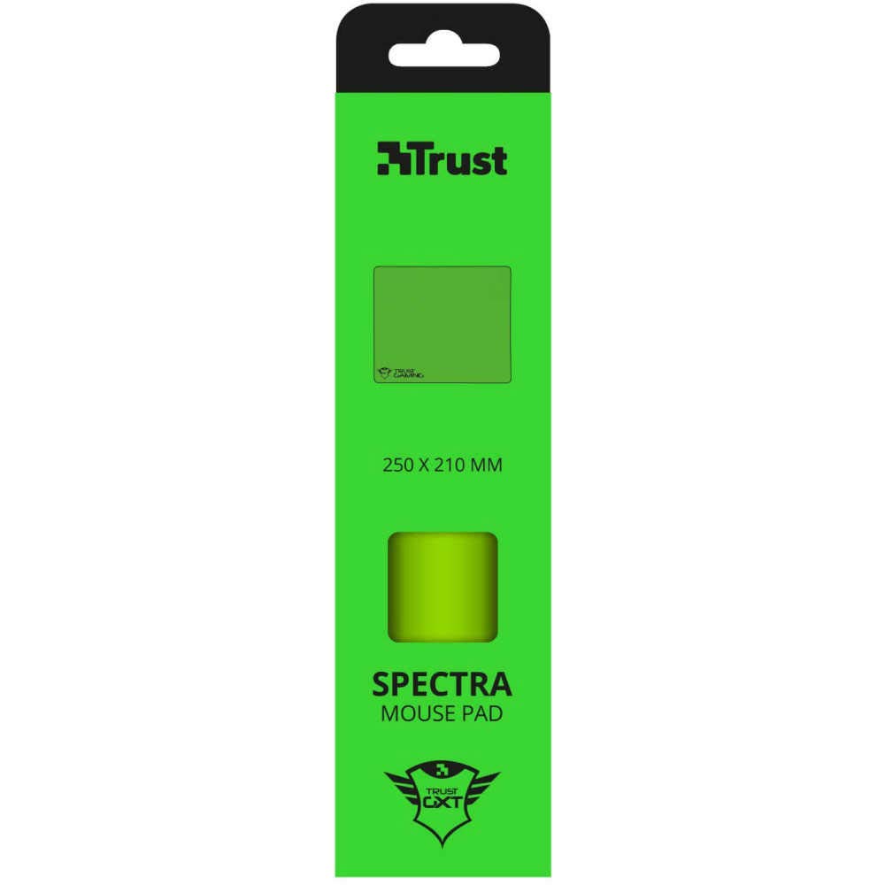 Trust GXT 752-SG Spectra – Tappetino Per Mouse Verde, 250x210mm, Precisione E Scorrevolezza - 5